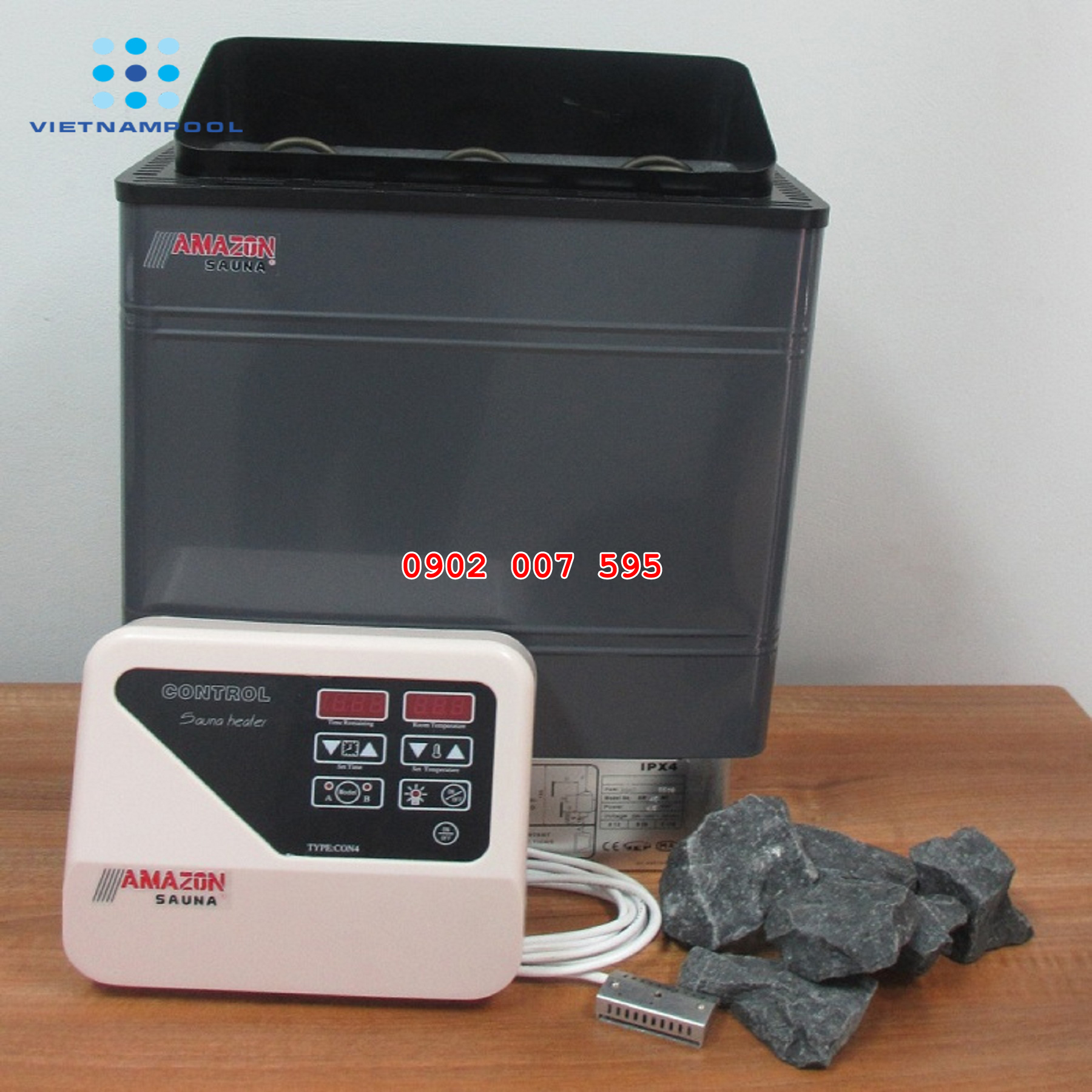 Máy xông hơi khô AMAZON 9KW